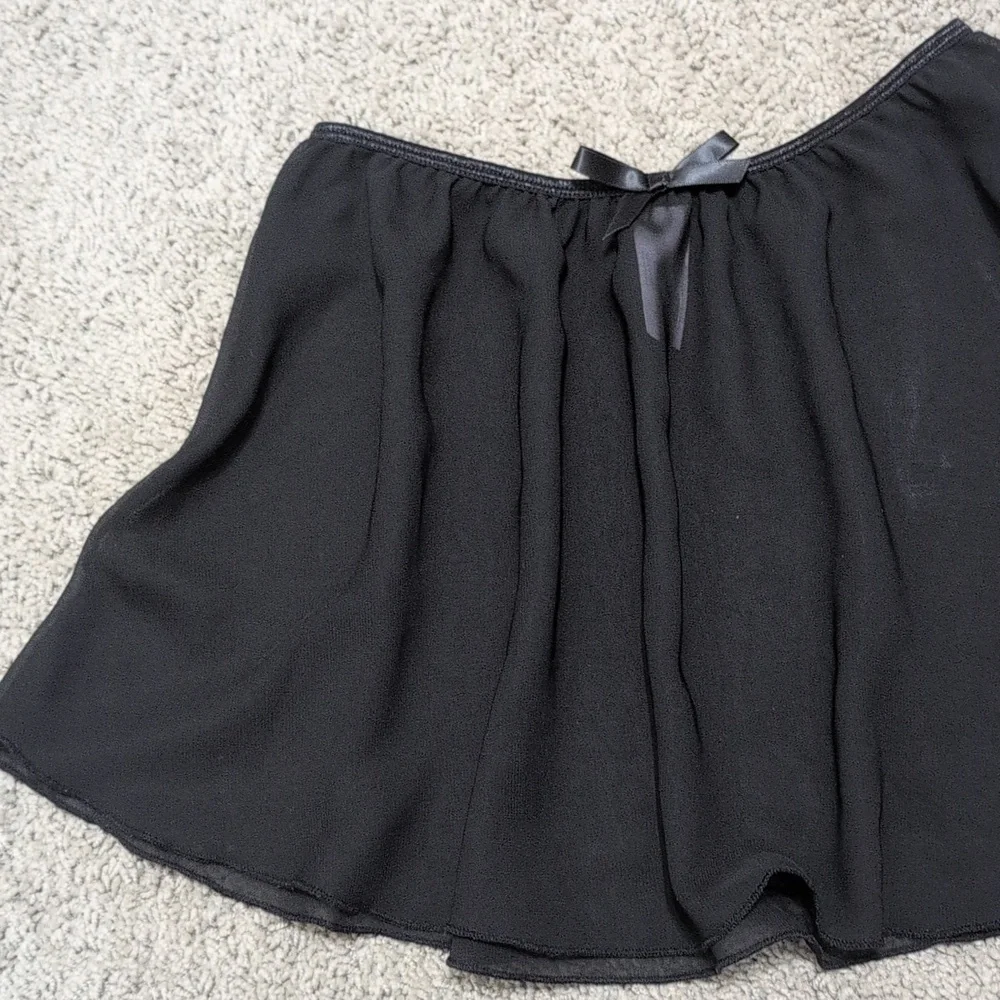 More Than Magic Black Dance Skirt Sheer Ballet Tap‎ Jazz Girls Size 14/16